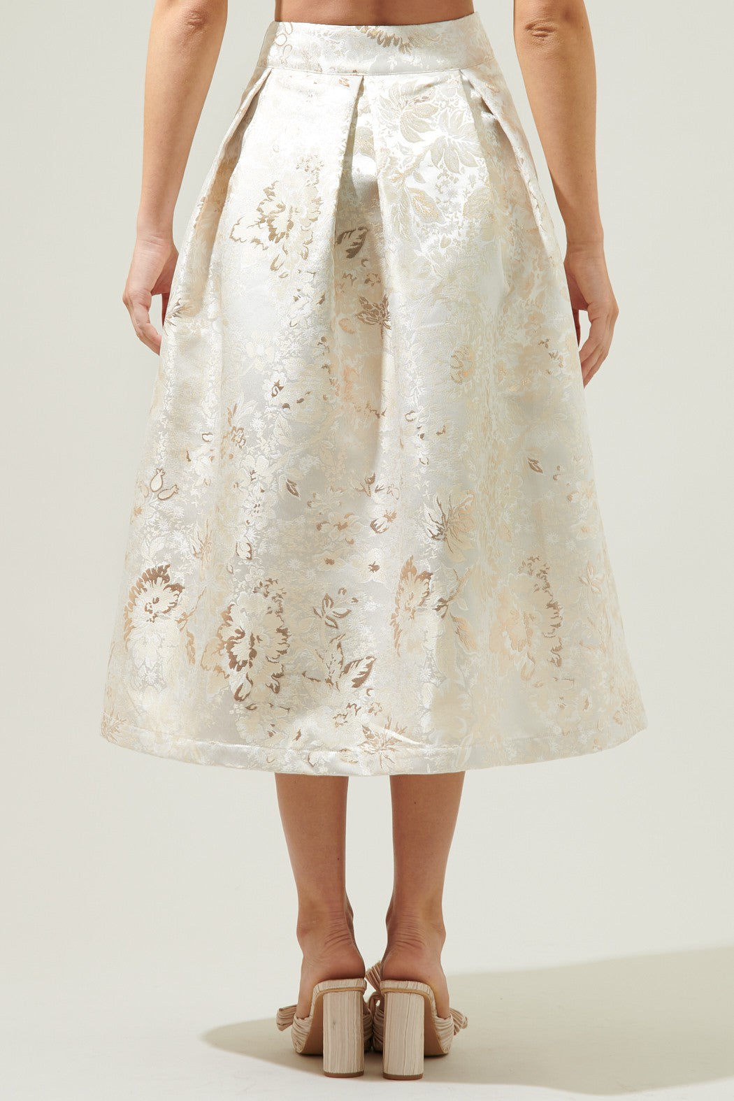 Lola Jacquard Pleated Midi Skirt Lola Jacquard Pleated Midi Skirt