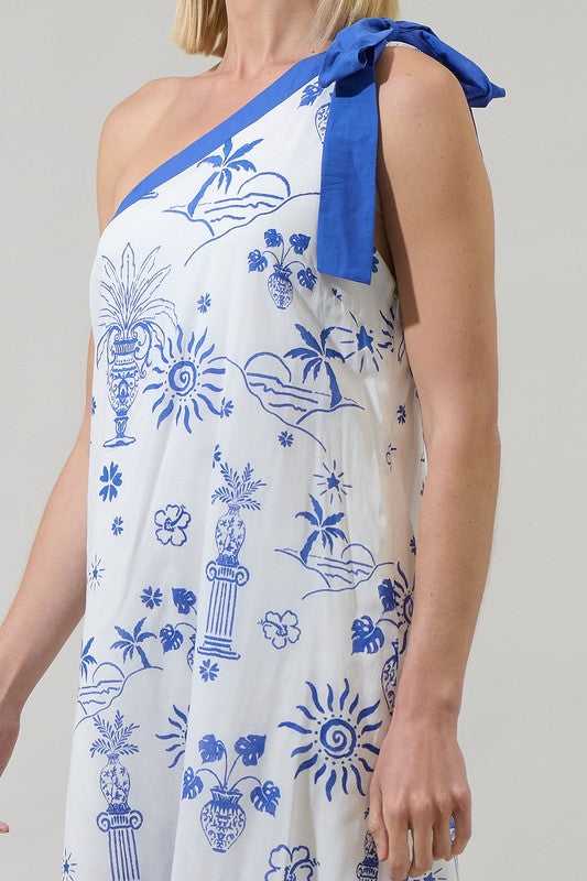 Alvina One Shoulder Maxi Dress